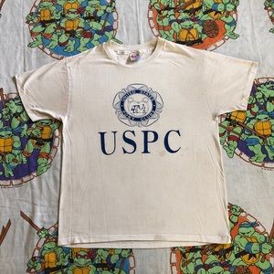 Vintage Single Stitch United States Pony Clubs T Shirt Mens Large Made in USA